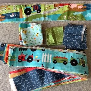 Farm theme Fabric Jelly Roll for quilting